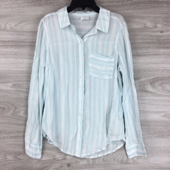 Abound Weekend Tie Front Shirt P1 - Picture 3 of 7